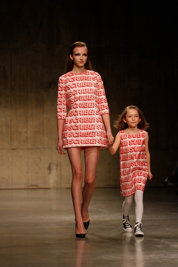 Claire Barrow in the London Fashion Week AW13 - Fashion East Catwalk