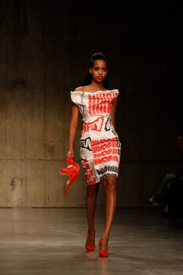 Claire Barrow in the London Fashion Week AW13 - Fashion East Catwalk