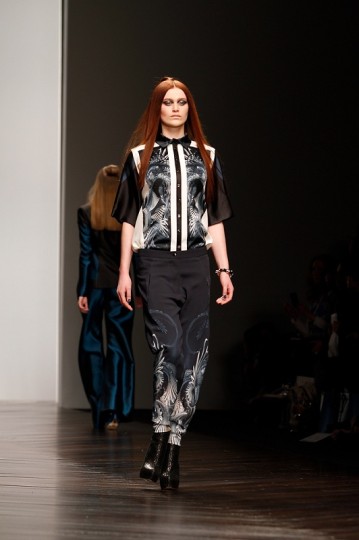 Jean-Pierre Braganza Catwalk for the London Fashion Week AW13