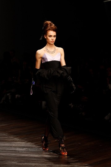 PPQ Catwalk for the London Fashion Week AW13