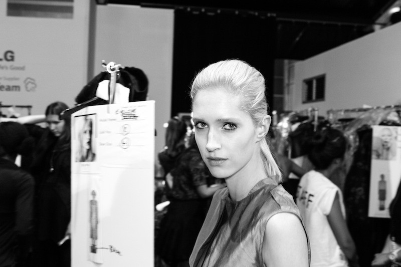 LFW SS14 Emilio de la Morena backstage - Filippo L'Astorina - The Upcoming - 5