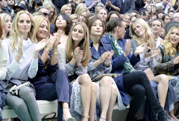 Burberry Womenswear SS15 - Front Row & Show