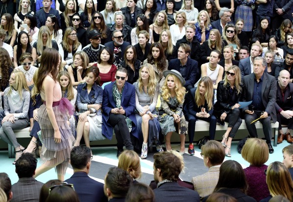 Burberry Womenswear SS15 - Front Row & Show