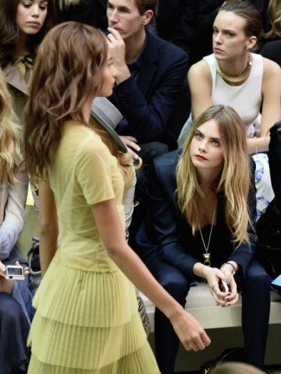 Burberry Womenswear SS15 - Front Row & Show