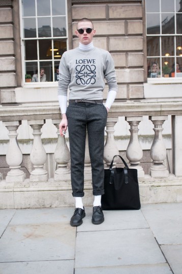 LFW AW 15 - STREET STYLE - FILLIPO EIGELAND - THE UPCOMING-72