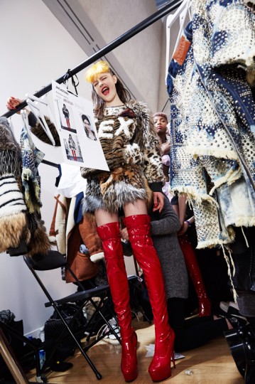 LFW AW15 - Ashish backstage - Ambra Vernuccio - The Upcoming - 15