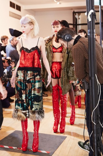 LFW AW15 - Ashish backstage - Ambra Vernuccio - The Upcoming - 33
