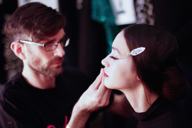 LFW AW15 - Ashley Isham backstage - Talie Eigeland - The Upcoming - 1