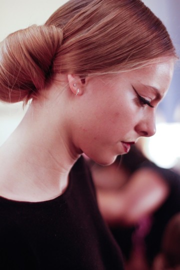 LFW AW15 - Ashley Isham backstage - Talie Eigeland - The Upcoming - 10