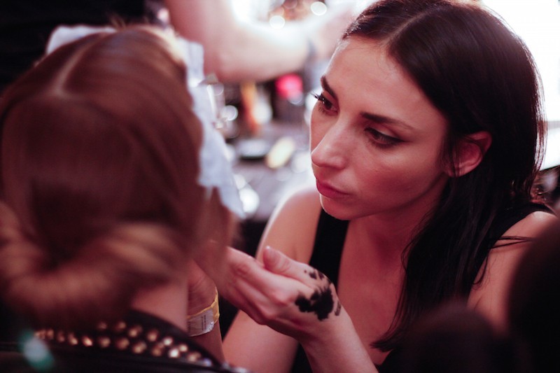 LFW AW15 - Ashley Isham backstage - Talie Eigeland - The Upcoming - 12