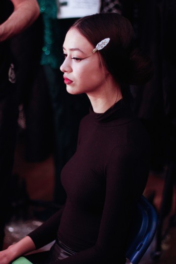 LFW AW15 - Ashley Isham backstage - Talie Eigeland - The Upcoming - 13