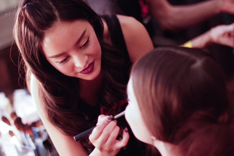 LFW AW15 - Ashley Isham backstage - Talie Eigeland - The Upcoming - 14