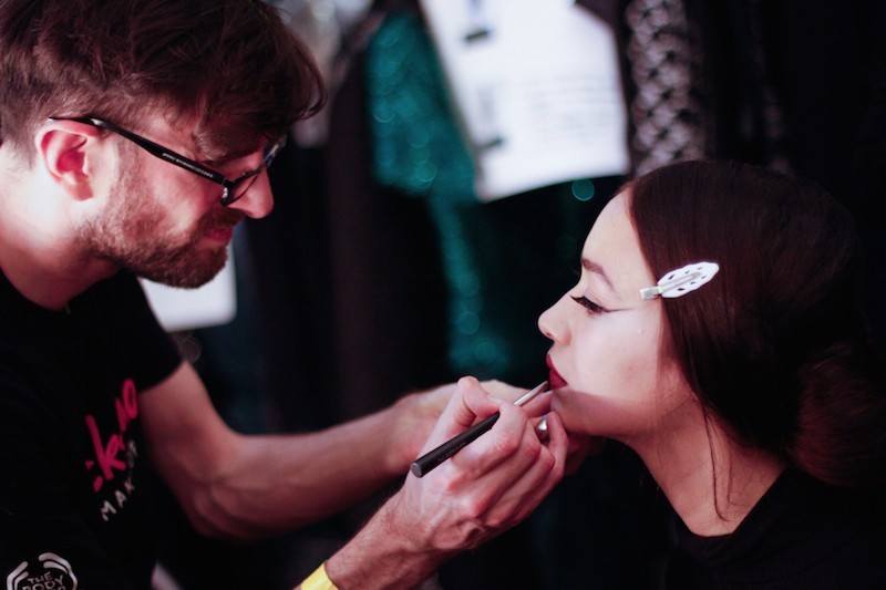 LFW AW15 - Ashley Isham backstage - Talie Eigeland - The Upcoming - 15
