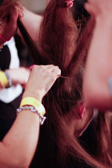 LFW AW15 - Ashley Isham backstage - Talie Eigeland - The Upcoming - 16