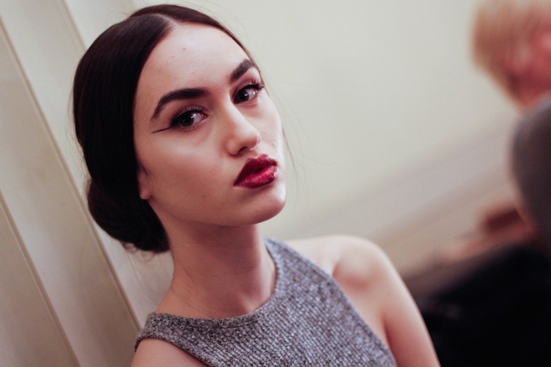 LFW AW15 - Ashley Isham backstage - Talie Eigeland - The Upcoming - 2