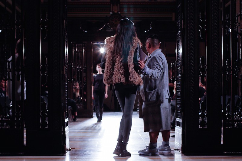 LFW AW15 - Ashley Isham backstage - Talie Eigeland - The Upcoming - 31