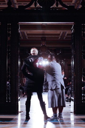 LFW AW15 - Ashley Isham backstage - Talie Eigeland - The Upcoming - 32