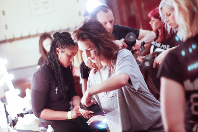 LFW AW15 - Ashley Isham backstage - Talie Eigeland - The Upcoming - 4