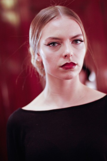 LFW AW15 - Ashley Isham backstage - Talie Eigeland - The Upcoming - 7