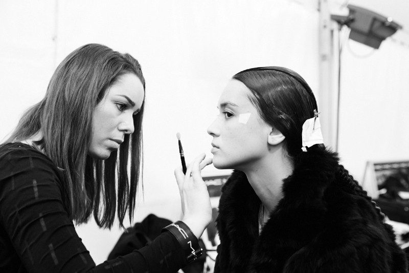 PFW AW15 - Issey Miyake backstage - Ambra Vernuccio - 34