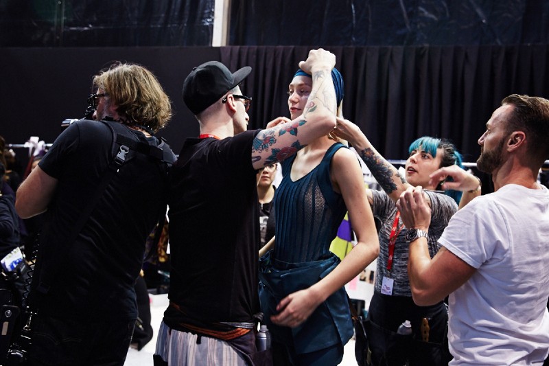 PFW AW15 - Issey Miyake backstage - Ambra Vernuccio - 39