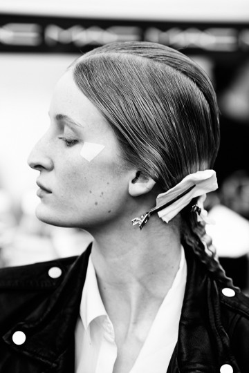 PFW AW15 - Issey Miyake backstage - Ambra Vernuccio - 4