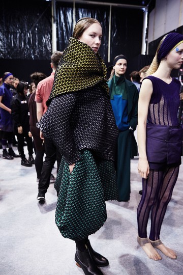 PFW AW15 - Issey Miyake backstage - Ambra Vernuccio - 46