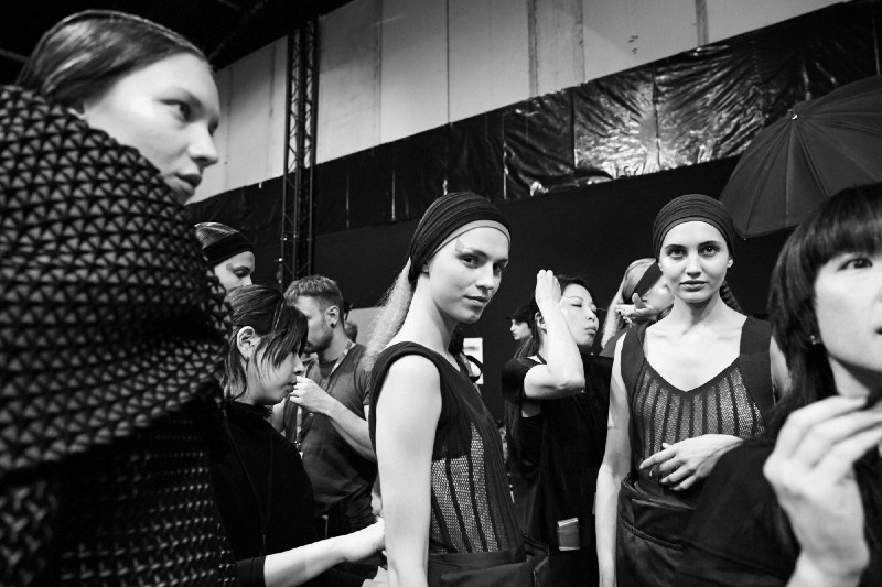 PFW AW15 - Issey Miyake backstage - Ambra Vernuccio - 49