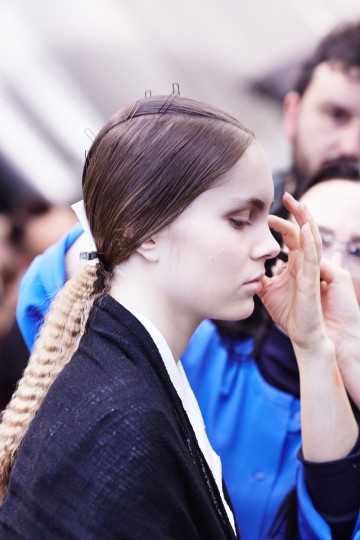 PFW AW15 - Issey Miyake backstage - Ambra Vernuccio - 5
