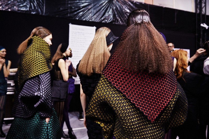 PFW AW15 - Issey Miyake backstage - Ambra Vernuccio - 50