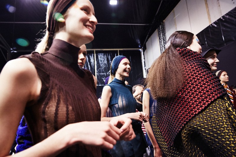 PFW AW15 - Issey Miyake backstage - Ambra Vernuccio - 52