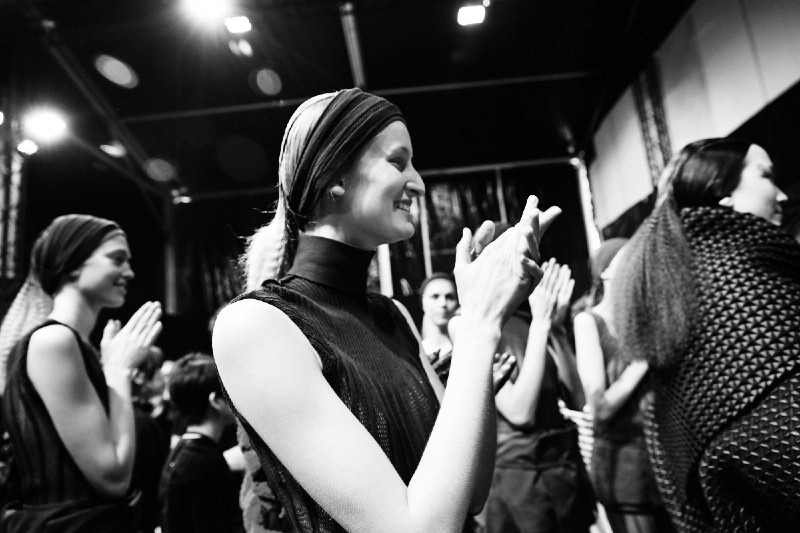 PFW AW15 - Issey Miyake backstage - Ambra Vernuccio - 53