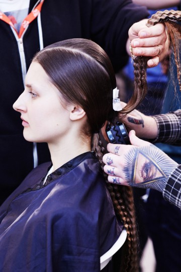 PFW AW15 - Issey Miyake backstage - Ambra Vernuccio - 8