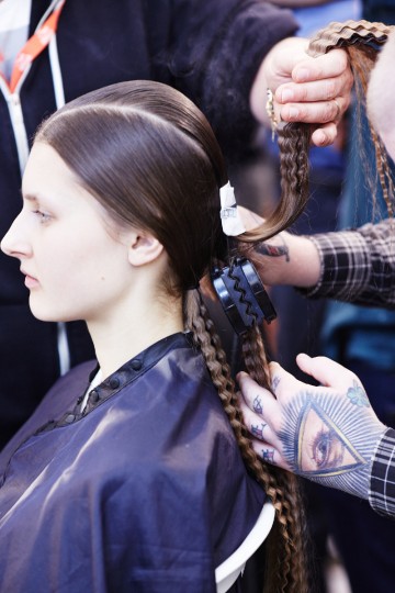 PFW AW15 - Issey Miyake backstage - Ambra Vernuccio - 9