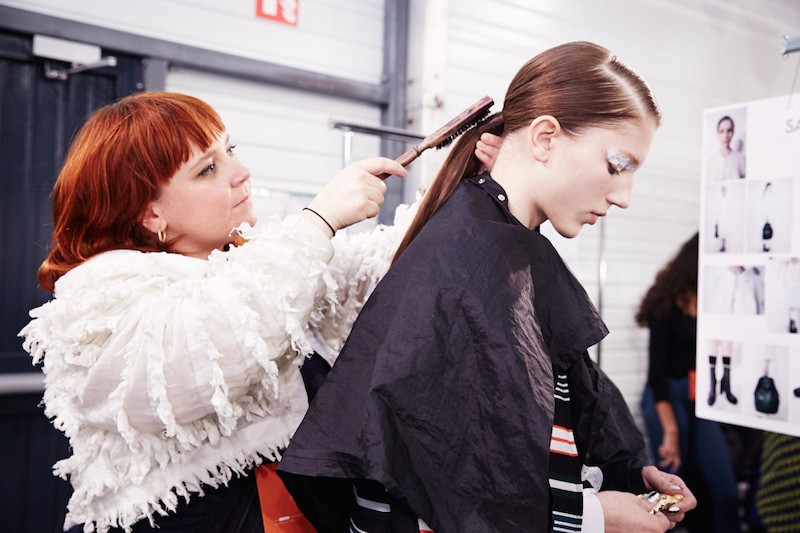 PFW AW15 - Kenzo backstage - Ambra Vernuccio - 12