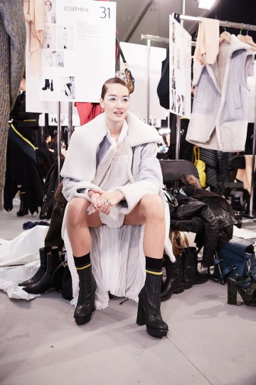PFW AW15 - Kenzo backstage - Ambra Vernuccio - 22