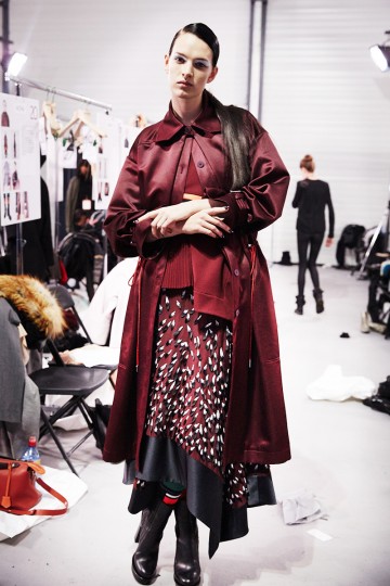 PFW AW15 - Kenzo backstage - Ambra Vernuccio - 24