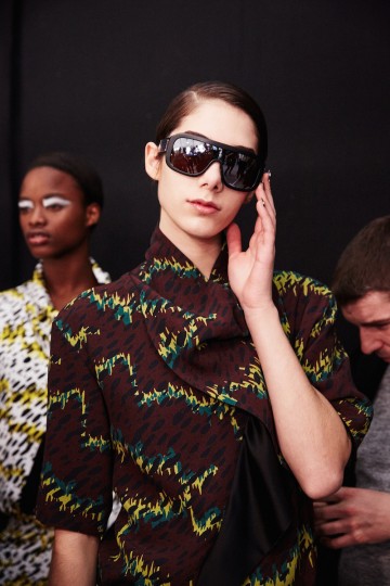 PFW AW15 - Kenzo backstage - Ambra Vernuccio - 25