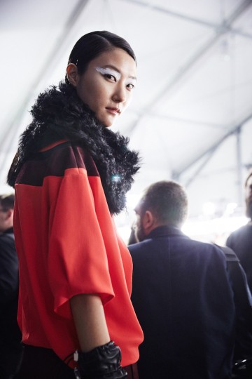 PFW AW15 - Kenzo backstage - Ambra Vernuccio - 5