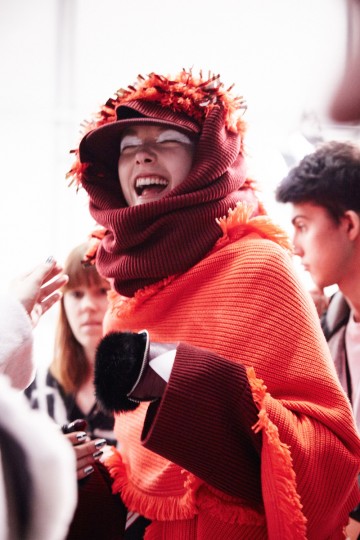 PFW AW15 - Kenzo backstage - Ambra Vernuccio - 6