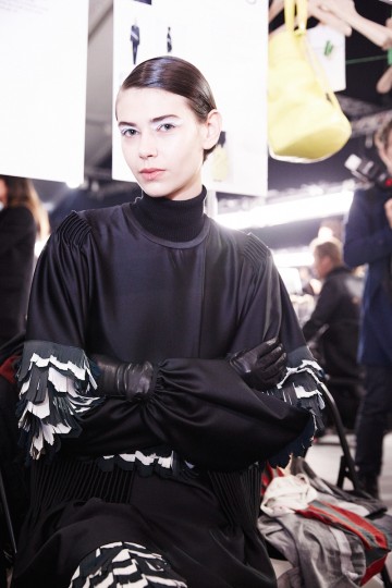PFW AW15 - Kenzo backstage - Ambra Vernuccio - 8