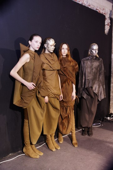 PFW AW15 - Rick Owens backstage - Ambra Vernuccio - The Upcoming - 26