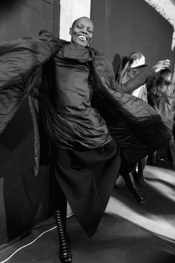 PFW AW15 - Rick Owens backstage - Ambra Vernuccio - The Upcoming - 30