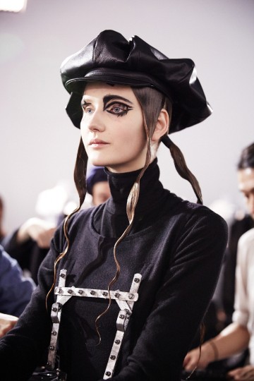 PFW AW15 - Yohji Yamamoto backstage - Ambra Vernuccio - The Upcoming - 17