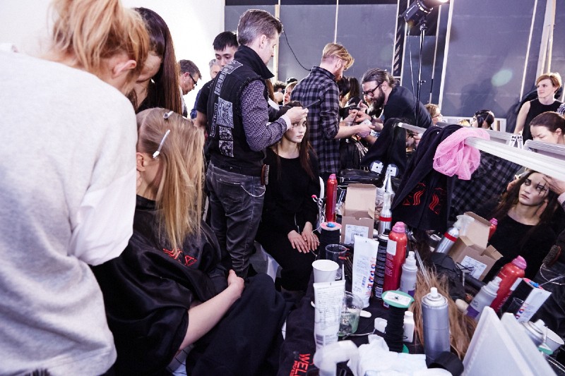 PFW AW15 - Yohji Yamamoto backstage - Ambra Vernuccio - The Upcoming - 26