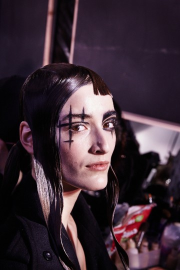 PFW AW15 - Yohji Yamamoto backstage - Ambra Vernuccio - The Upcoming - 28