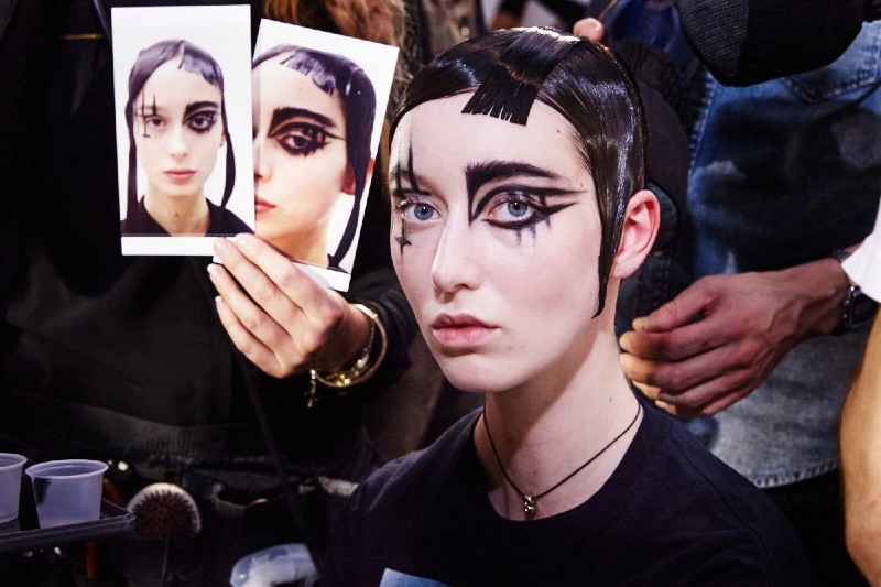 PFW AW15 - Yohji Yamamoto backstage - Ambra Vernuccio - The Upcoming - 30