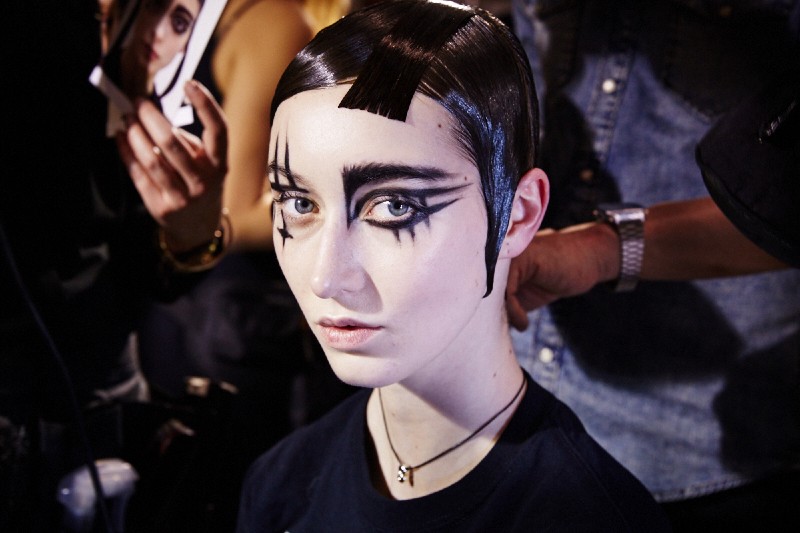 PFW AW15 - Yohji Yamamoto backstage - Ambra Vernuccio - The Upcoming - 32