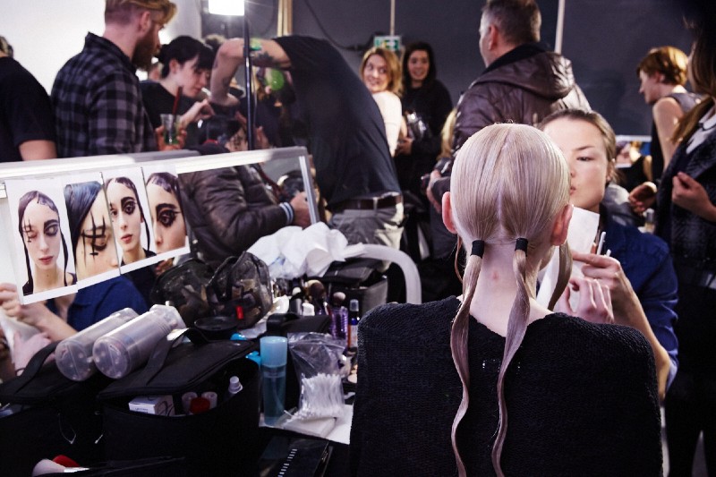 PFW AW15 - Yohji Yamamoto backstage - Ambra Vernuccio - The Upcoming - 36