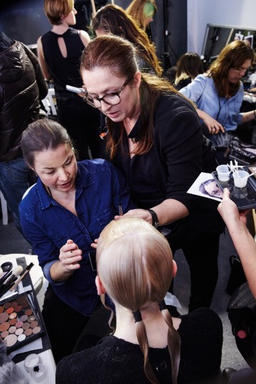 PFW AW15 - Yohji Yamamoto backstage - Ambra Vernuccio - The Upcoming - 37